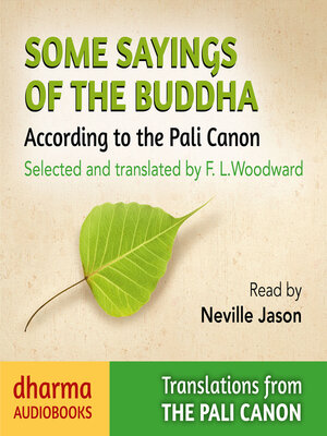 cover image of Some Sayings of the Buddha